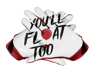 CLOWN Custom Football Glove Palm  Design