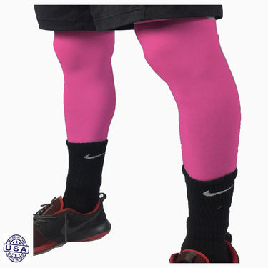 Pair of Hot Pink Basketball Leg Sleeves