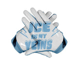 ICE IN MY VEINS Football Gloves