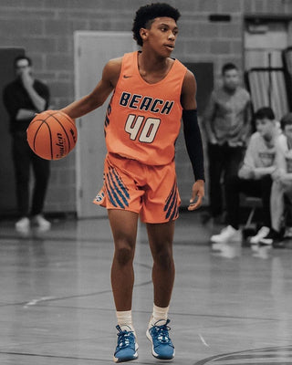 Basketball Player Wearing Sleeves Collection Image