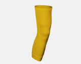 Athletic Yellow Custom Text Leg Sleeve