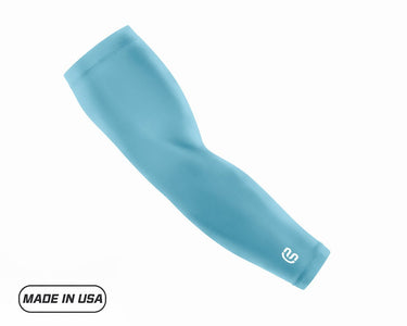 Baby Blue Baseball Compression Arm Sleeve