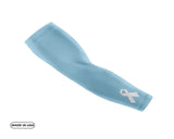 Baby Blue Prostate Cancer Small Ribbon Compression Arm Sleeve