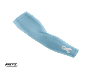 Baby Blue Prostate Cancer Small Ribbon Compression Arm Sleeve