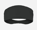 Black Football Compression Headband Thumbnail