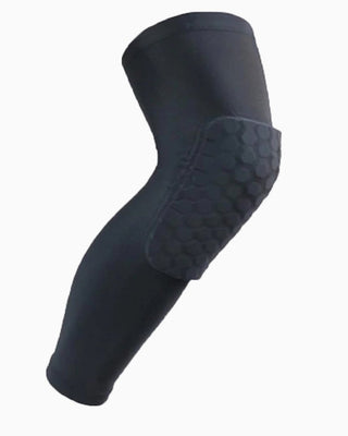 Black Padded Compression Leg Sleeve