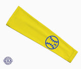 Bright Yellow Custom Baseball Number Arm Sleeve