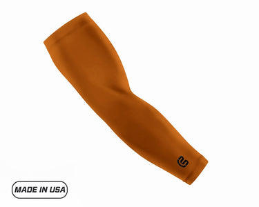 Burnt Orange Baseball Compression Arm Sleeve