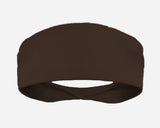 Chocolate Brown Football Compression Headband