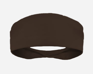 Chocolate Brown Football Compression Headband Thumbnail