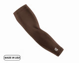 Chocolate Brown Baseball Compression Arm Sleeve