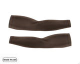 Chocolate Brown Pair of Running Compression Sleeves