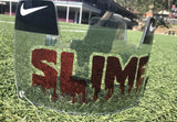 Clear Red SLIME Custom Football Visor