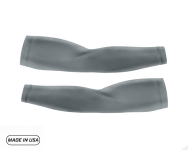 Medium Grey Pair of Running Compression Sleeves