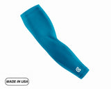 Dark Turquoise Baseball Compression Arm Sleeve
