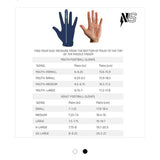 Football Glove Hand Sizing Chart