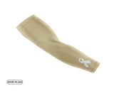 Gold Childhood Cancer Small Ribbon Compression Arm Sleeve