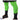 Pair of High Vis Green Basketball Leg Sleeves