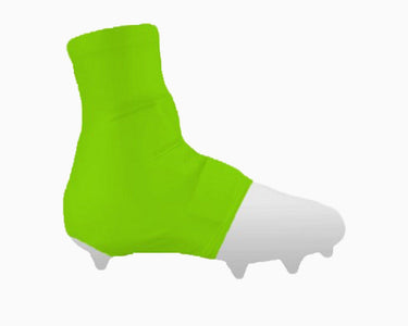 Hi Vis Green Football Cleat Cover Spats
