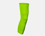 High Vis Green Custom Text Leg Sleeve