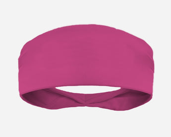 Hot Pink Football Compression Headband