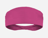 Hot Pink Football Compression Headband Thumbnail