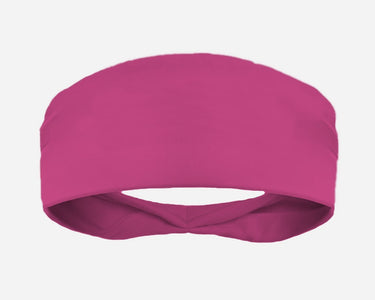 Hot Pink Football Compression Headband Thumbnail