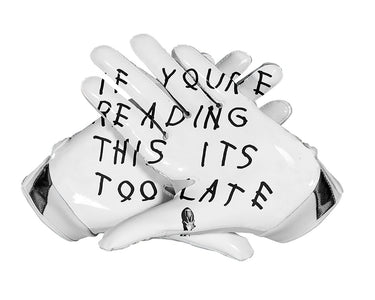 GOD'S PLAN Custom Football Glove Design