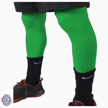 Pair of Kelly Green Basketball Leg Sleeves