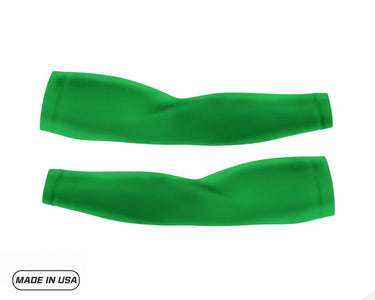 Kelly Green Pair of Running Compression Sleeves
