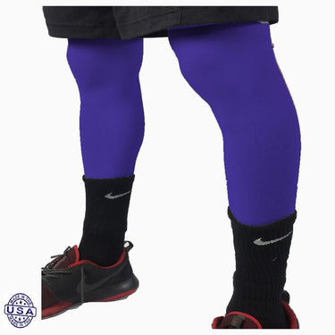 Pair of Lakers Purple Basketball Leg Sleeves