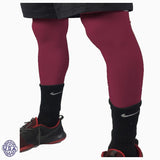 Pair of Maroon Basketball Leg Sleeves