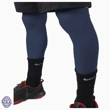 Pair of Midnight Navy Basketball Leg Sleeves