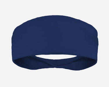 Navy  Football Compression Headband Thumbnail