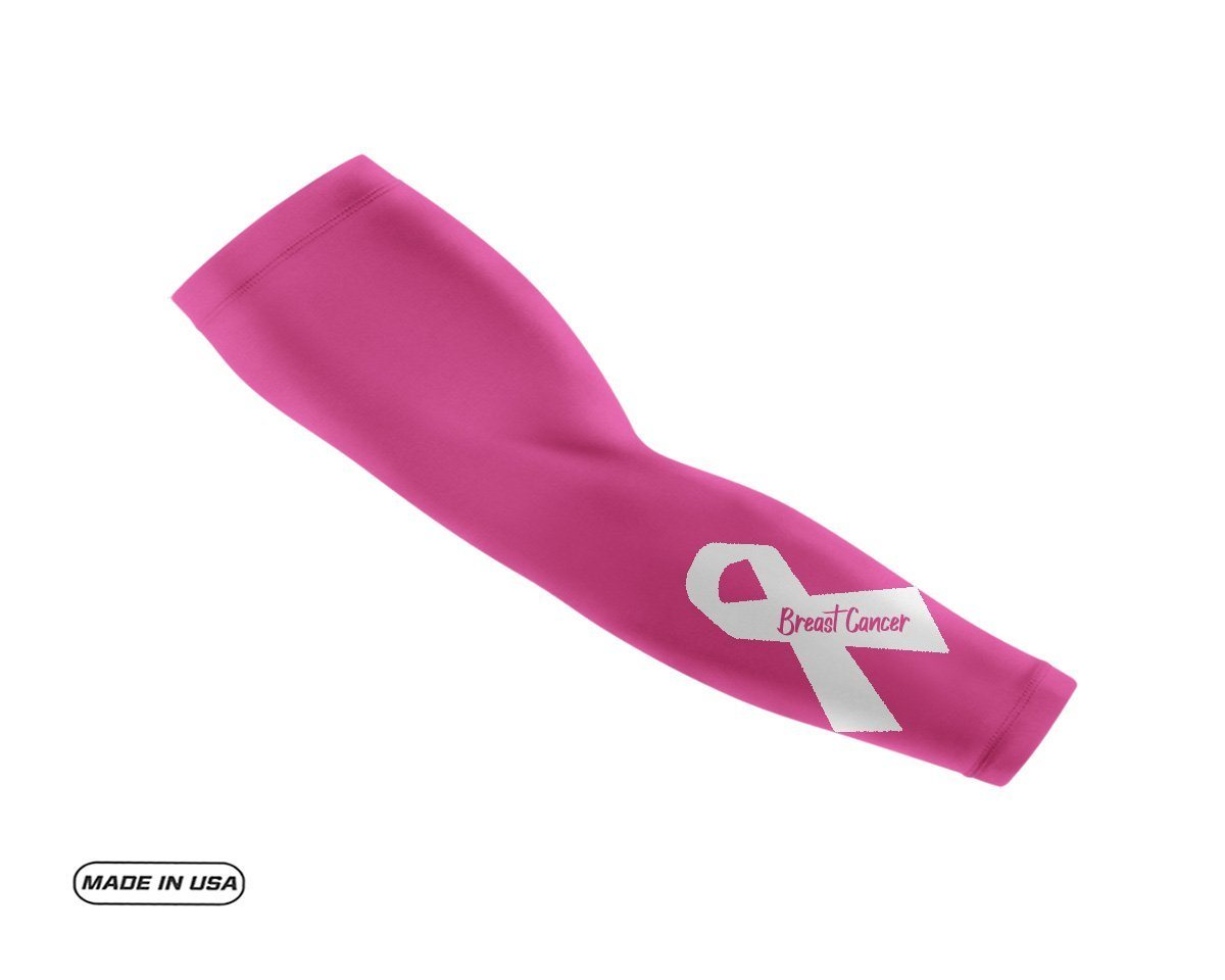Pink Breast Cancer Ribbon Arm Sleeve | CSS Cancer Collection – Custom ...