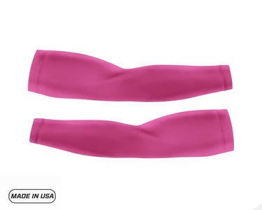Pink Pair of Running Compression Sleeves