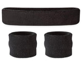 Set of Black sweatbands thumbnail