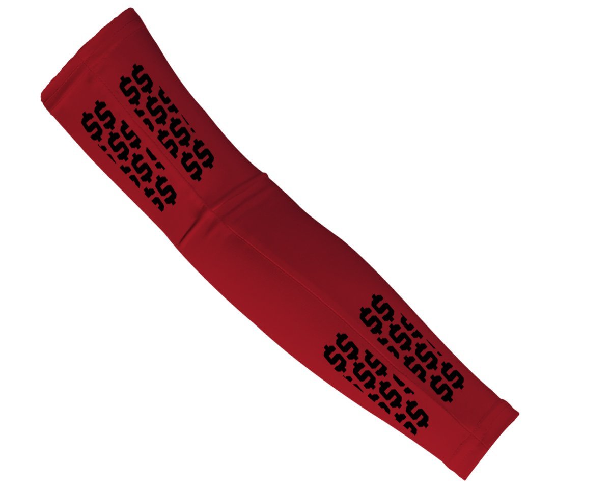  SIgn Non Fumble Grip Football Arm Sleeve 30+ Colors CSS Custom