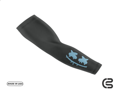 Black Smiley Drip Arm Sleeve