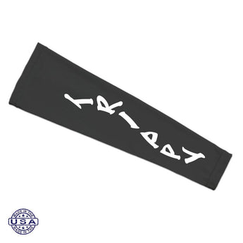 Trippy Compression Arm Sleeve in Black Colorway