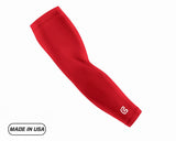 Varsity Red Baseball Compression Arm Sleeve