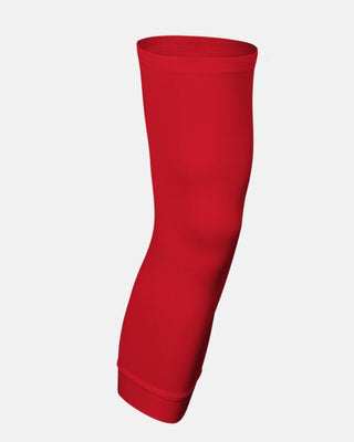 Varsity Red Single Basketball Compression Leg Sleeve