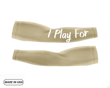 Vegas Gold Childhood Cancer I Play For Custom Pair of Arm Sleeves
