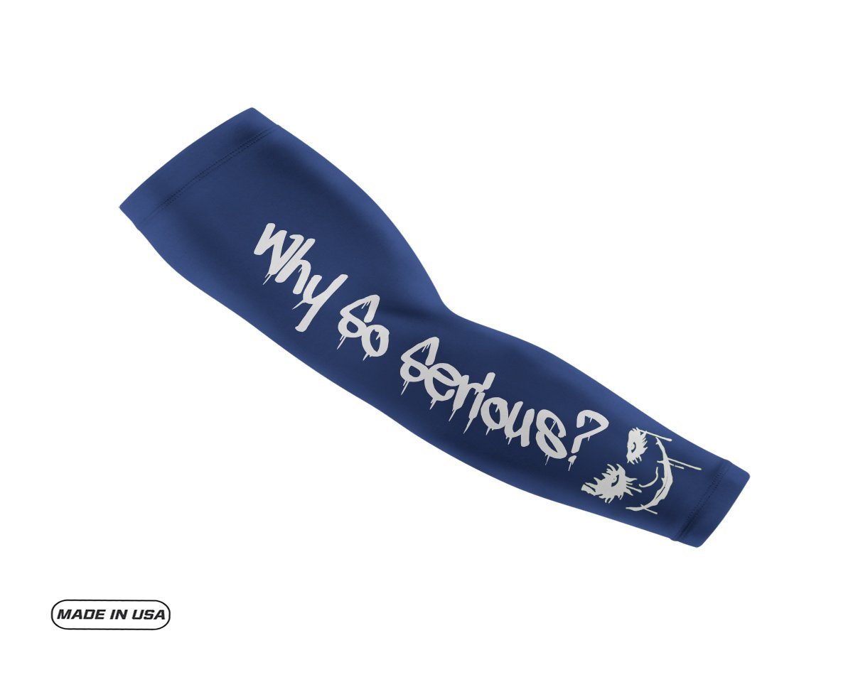 Baseball Basketball Football Sports Compression Arm Sleeve - Superman Flames Design