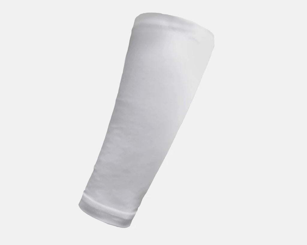 White Football Forearm Sleeve - CSS Football Collection – Custom