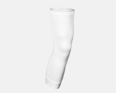 White Custom Text Leg Sleeve