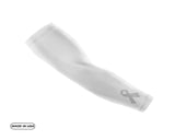 Thumbnail of White Lung Cancer Ribbon Compression Arm Sleeve