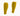 Athletic Yellow Calf Compression Sleeves