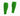 Kelly Green Pair of Calf Sleeves