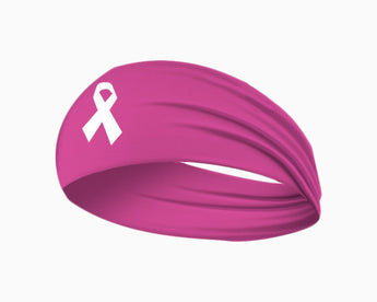 Pink Ribbon Football Skull Wrap